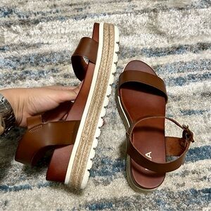 Brown Espadrille Sandals